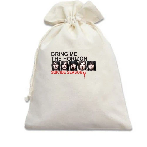 Подарочный мешочек, Белый, c Bring me the horizon - Suicide Season (3)