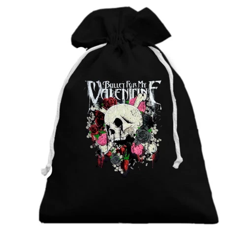 Подарунковий мішечок Bullet for My Valentine з черепом