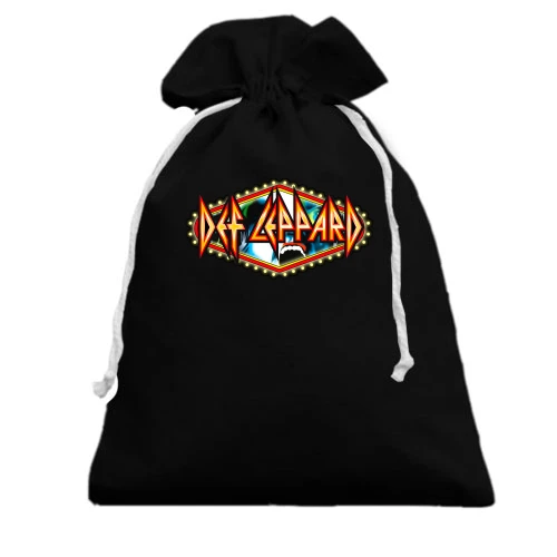 Подарочный мешочек, Черный, Def Leppard (casino)