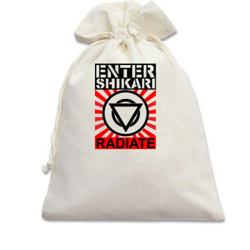 Подарунковий мішечок, червоний, Enter Shikari Radiate