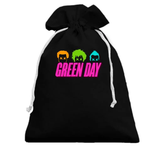 Подарочный мешочек Green day color
