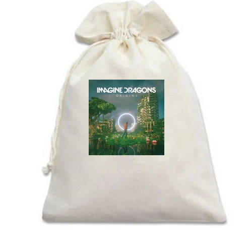 Подарочный мешочек, Белый, Imagine Dragons Origins