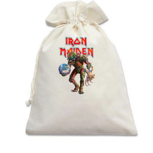 Подарунковий мішечок, Білий, Iron Maiden - The Final Frontier (2)