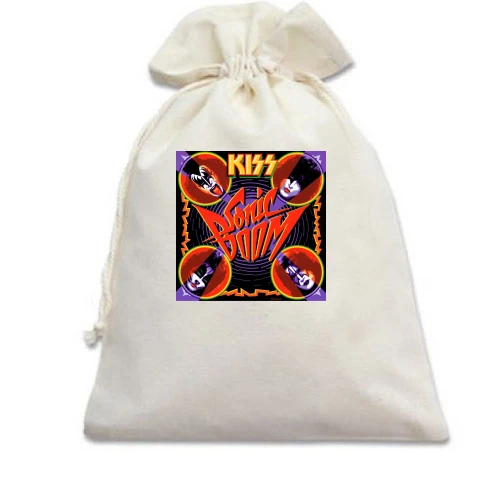 Подарочный мешочек, Голубой, KISS Sonic Boom