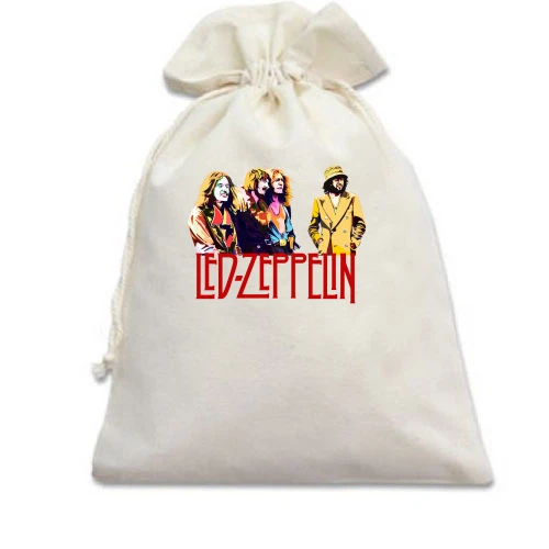 Подарочный мешочек, Белый, Led Zeppelin Band