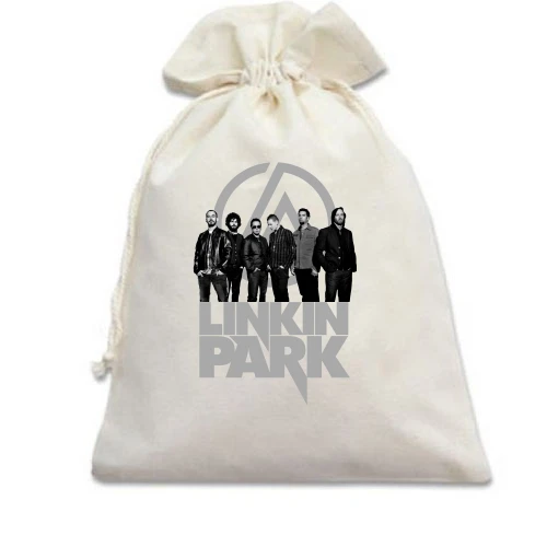 Подарочный мешочек, Белый, Linkin Park Band