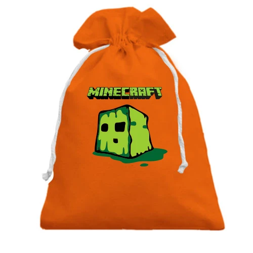 Подарочный мешочек, Красный, Creeper