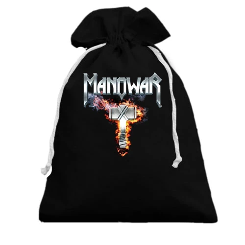 Подарочный мешочек, Черный, Manowar - The Lord of Steel