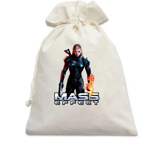 Подарочный мешочек, Белый, Mass Effect Jane Shepard