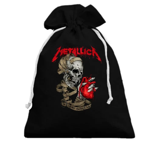 Подарочный мешочек, Черный, Metallica (Heart Explosive)