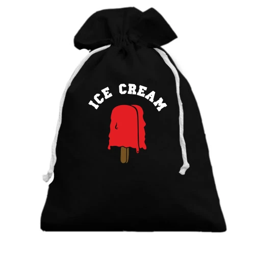 Подарунковий мішечок, Чорний, Морозиво Ice Cream