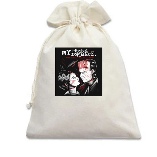 Подарочный мешочек, красный, My Chemical Romance - Three Cheers for Sweet Revenge