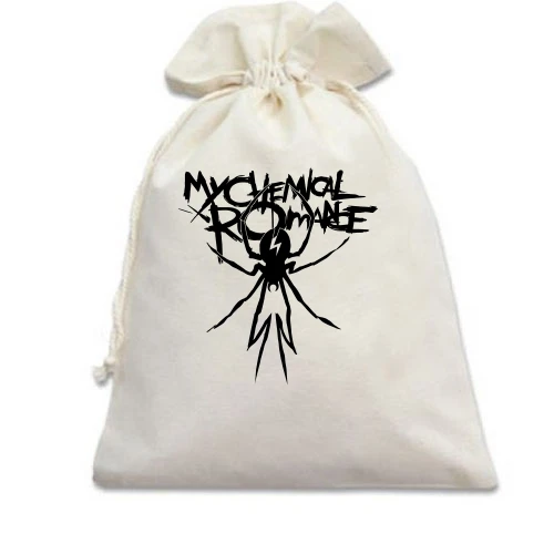 Подарочный мешочек, Голубой, My Chemical Romance с пауком
