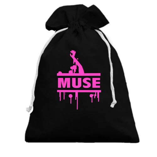 Подарочный мешочек, Черный, Кислотная Muse