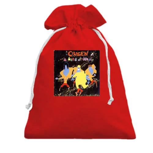 Подарочный мешочек, Красный, Queen - A Kind of Magic