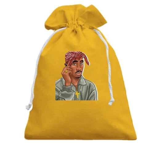 Подарочный мешочек, Желтый, с 2PAC (иллюстрация)