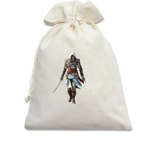 Подарочный мешочек, Белый, Assassin's Creed IV