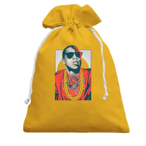 Подарунковий мішечок з Jay-Z і квіткою