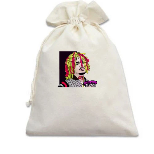 Подарочный мешочек с задумчивым Lil Pump