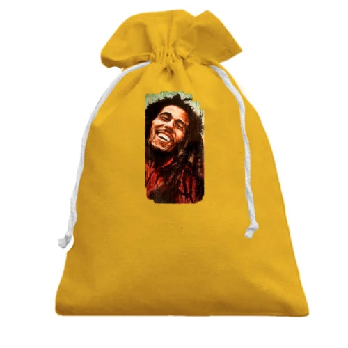 Подарунковий мішечок з усміхненим Bob Marley