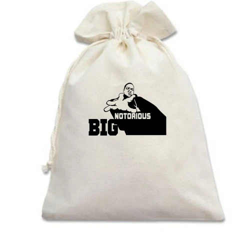 Подарунковий мішечок, Білий, з Big Notorious (2)