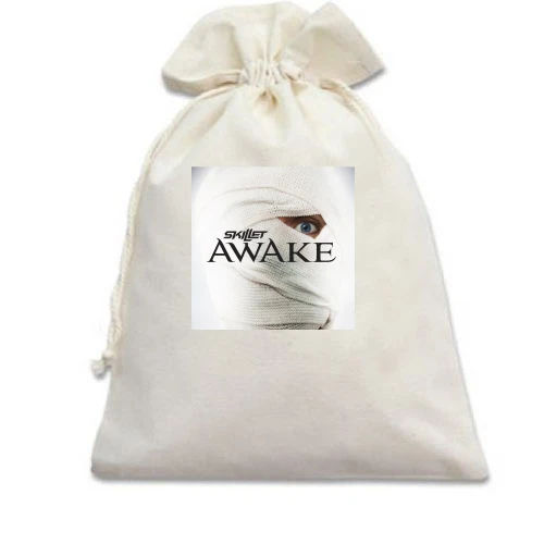 Подарочный мешочек, Белый, Skillet Awake 2