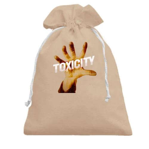 Подарочный мешочек, Бежевый, System Of A Down - Toxicity