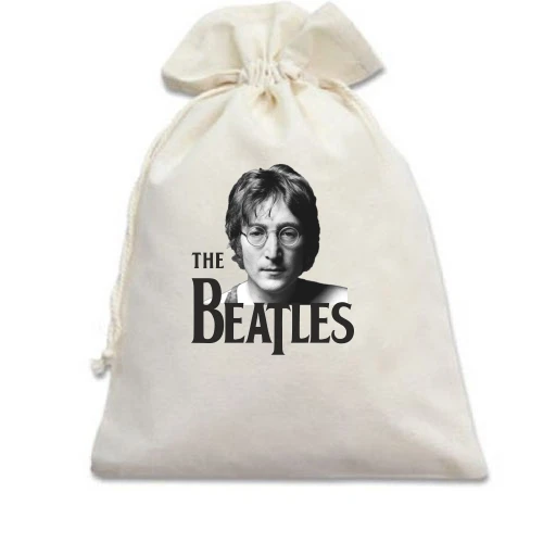 Подарунковий мішечок, білий, Джон Леннон (The Beatles)