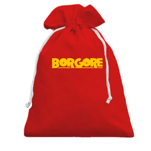Подарочный мешочек с логотипом "Borgore"
