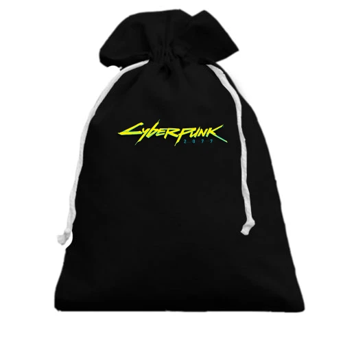Подарочный мешочек, Черный, Cyberpunk 2077