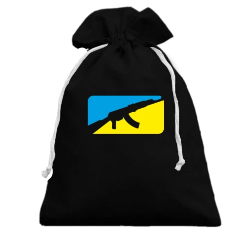 Подарунковий мішечок, чорний, Ukrainian fighter