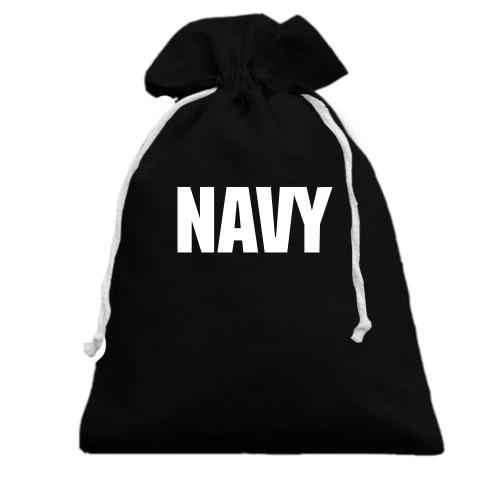 Подарунковий мішечок, чорний, NAVY (ВМС США)