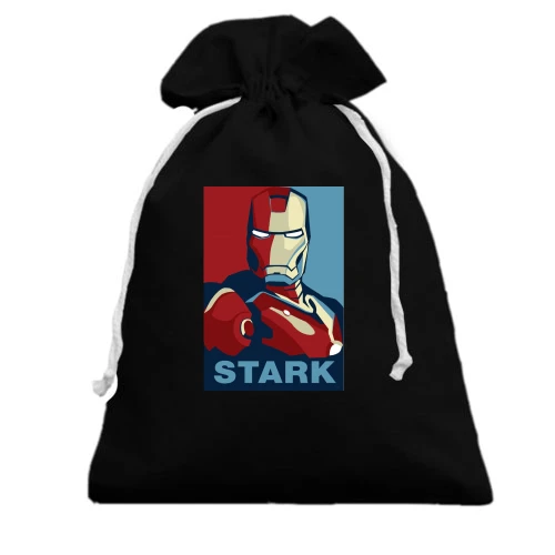 Подарочный мешочек, черный, STARK