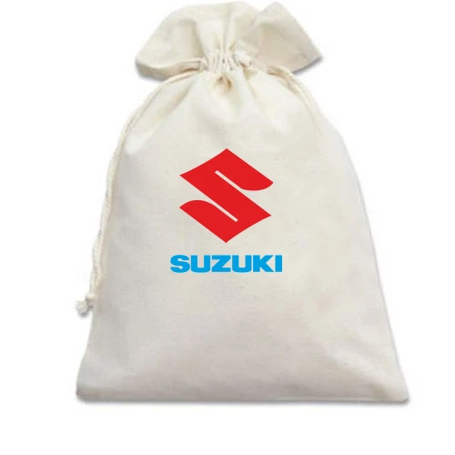Подарочный мешочек, Белый, SUZUKI