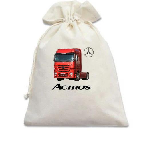 Подарочный мешочек, белый, Mercedes-Benz Actros