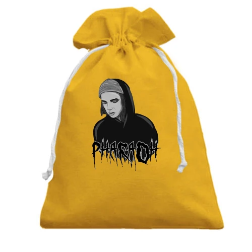 Подарочный мешочек, Желтый, с Pharaoh в темных тонах