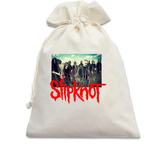 Подарочный мешочек, Белый, Slipknot (4)
