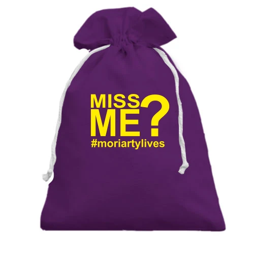 Подарунковий мішечок, Фіолетовий, Miss Me& (Morriarty)