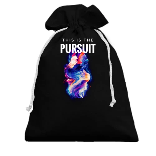 Подарочный мешочек, Черный, This is Pursuit