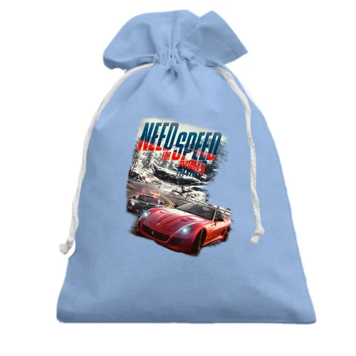 Подарунковий мішечок, Блакитний, з Need for Speed Rivals