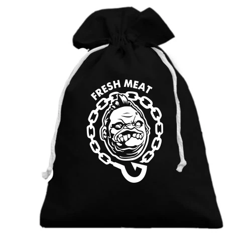 Подарочный мешочек, Черный, pudge