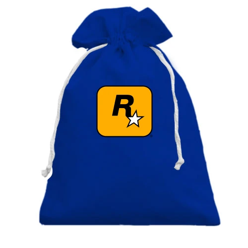 Подарочный мешочек с логотипом Rockstar Games