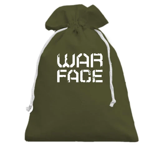Подарочный мешочек, Черный, с логотипом Warface