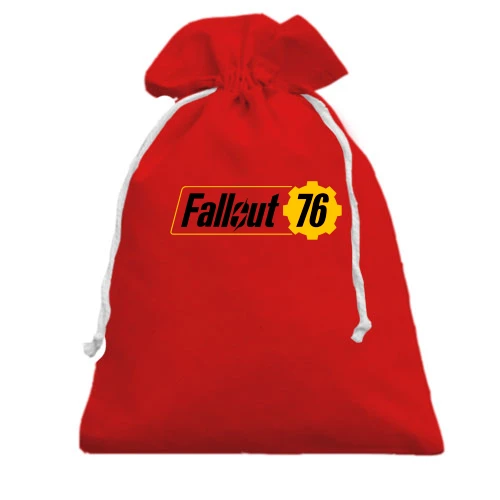 Подарочный мешочек с логотипом Fallout 76