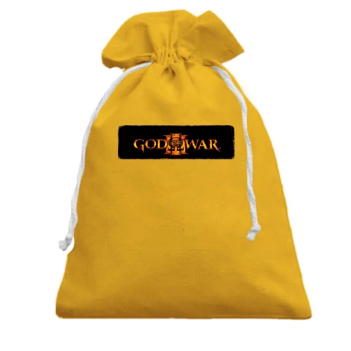 Подарунковий мішечок, Жовтий, з постером God of War
