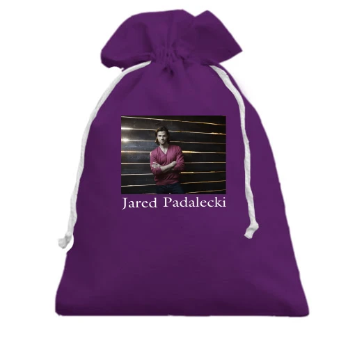 Подарочный мешочек, Фиолетовый, с Jared Tristan Padalecki
