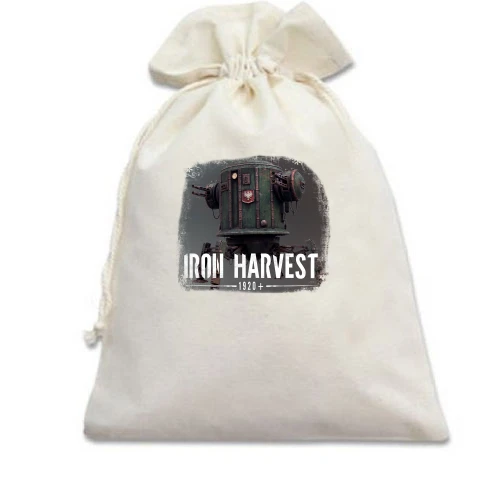 Подарунковий мішечок з постером до гри Iron Harvest