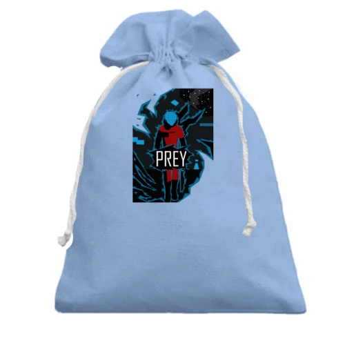 Подарунковий мішечок, Білий, з постером Prey