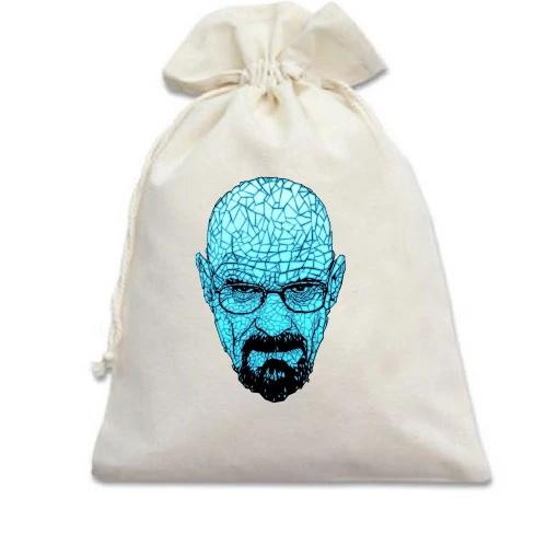 Подарочный мешочек, белый, Breaking Bad - Хайзенберг