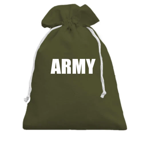 Подарунковий мішечок, хакі, ARMY (Армія)